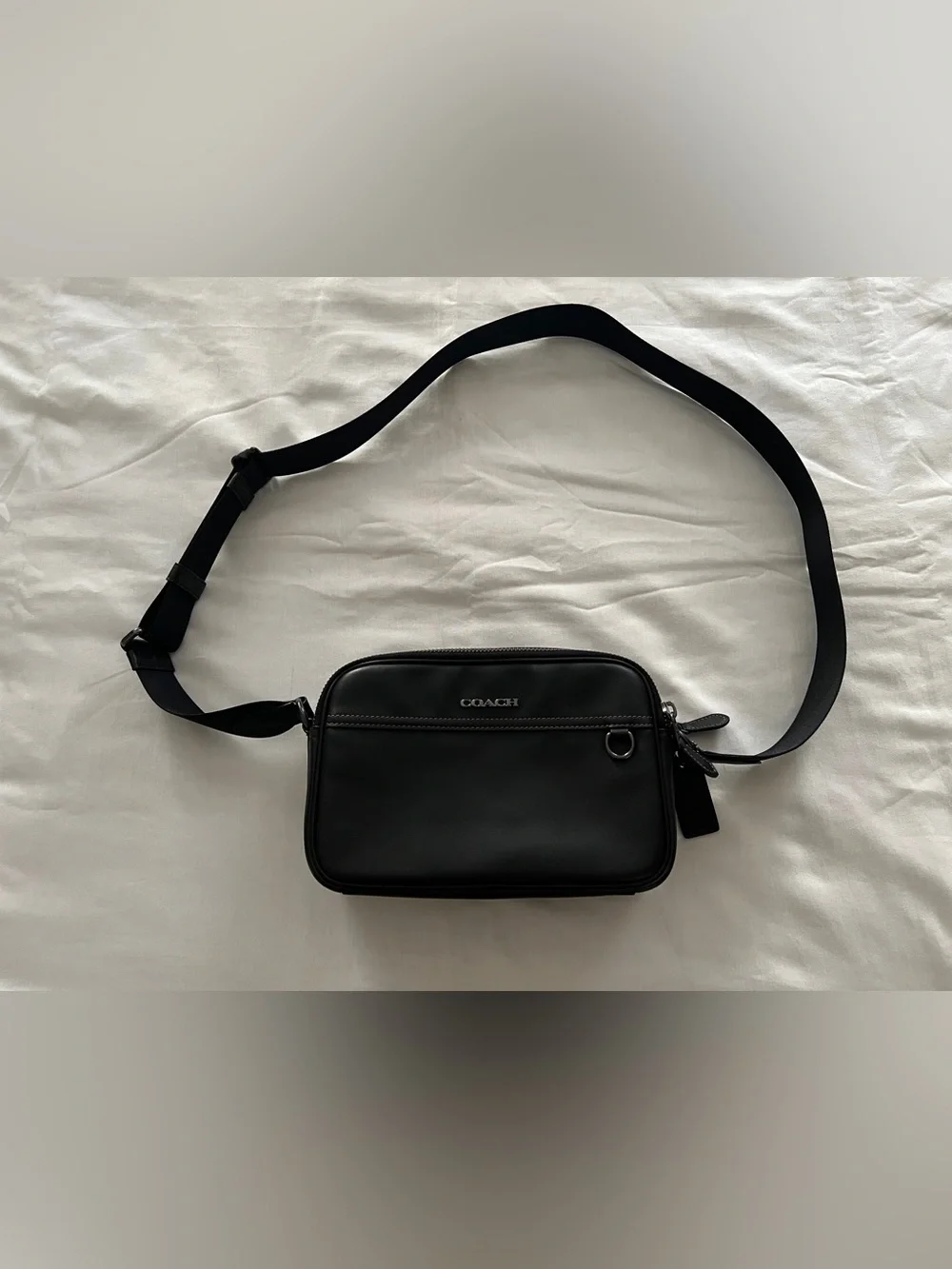 Coach Graham Crossbody Messenger Bag Black